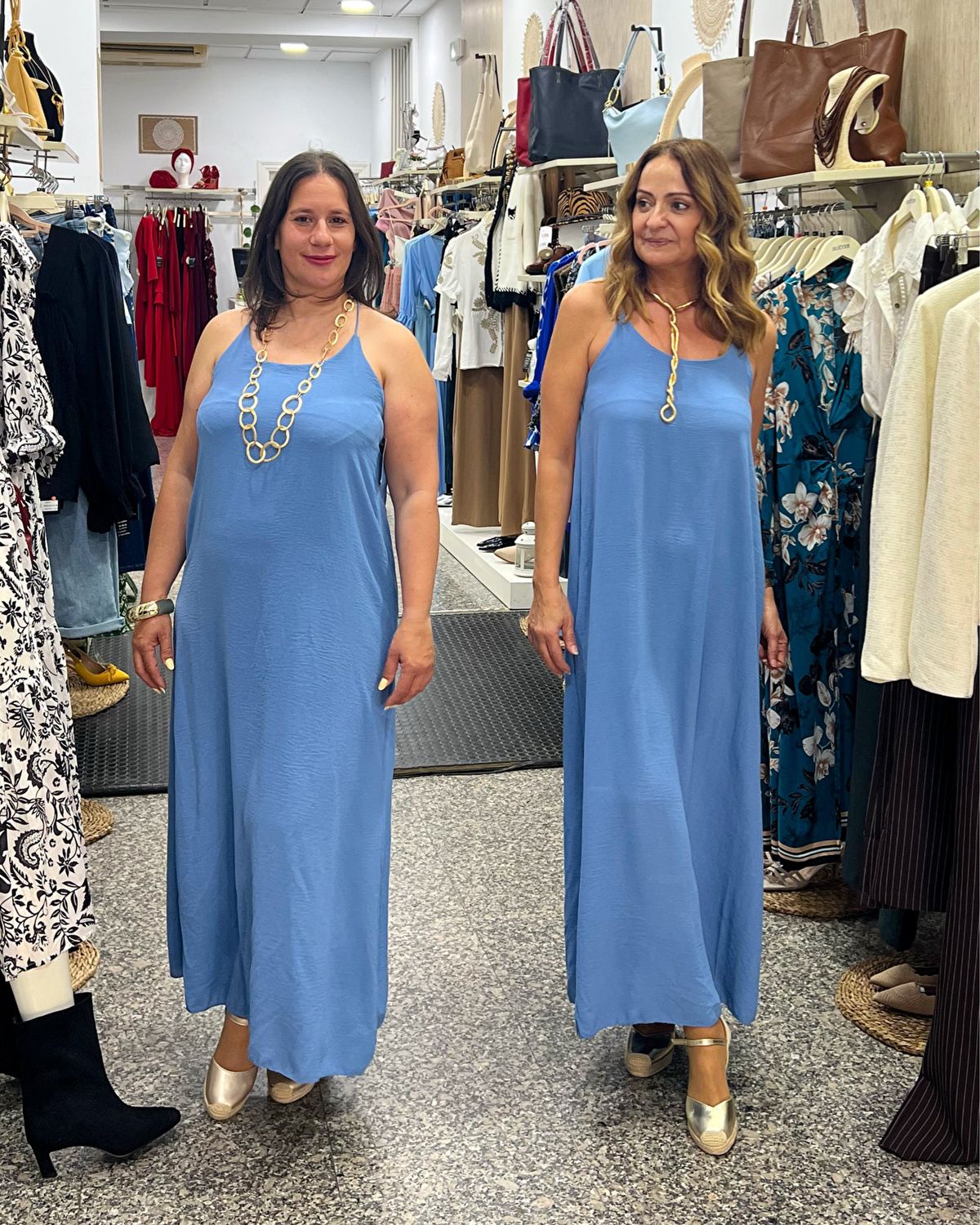 Vestido RUANDA celeste