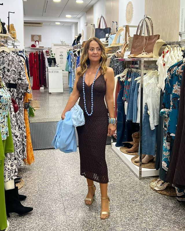 Vestido TÚNEZ chocolate