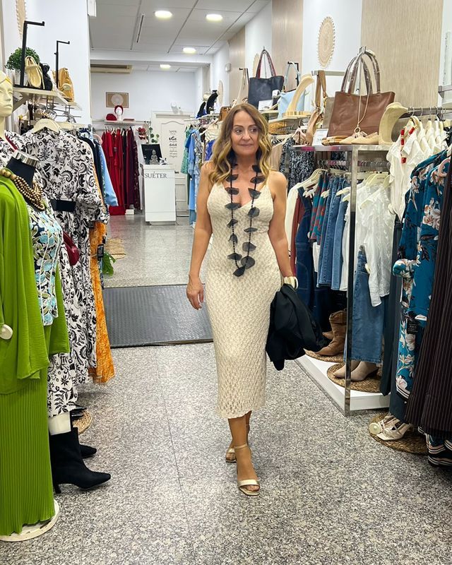 Vestido TÚNEZ beige