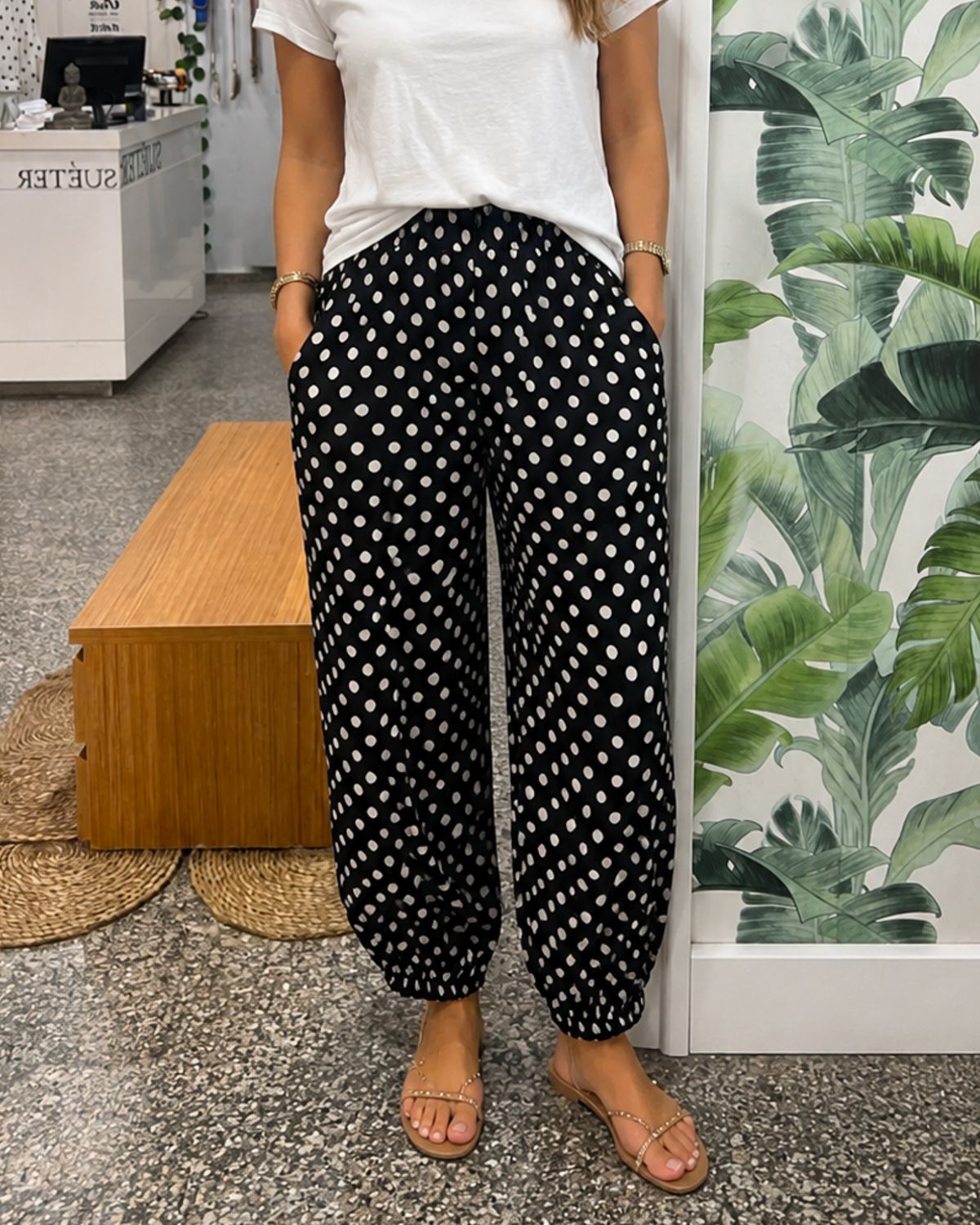 Pantalón BOMBACHO lunar
