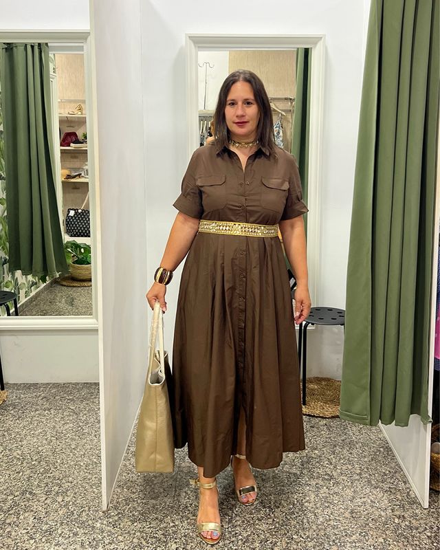 Vestido BEA chocolate