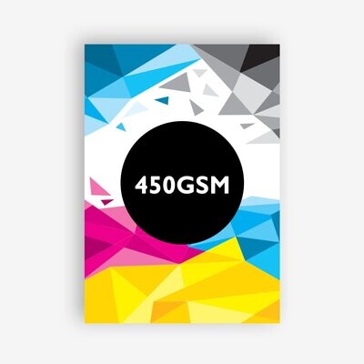 A6 FLYER • 450gsm SILK CARD
