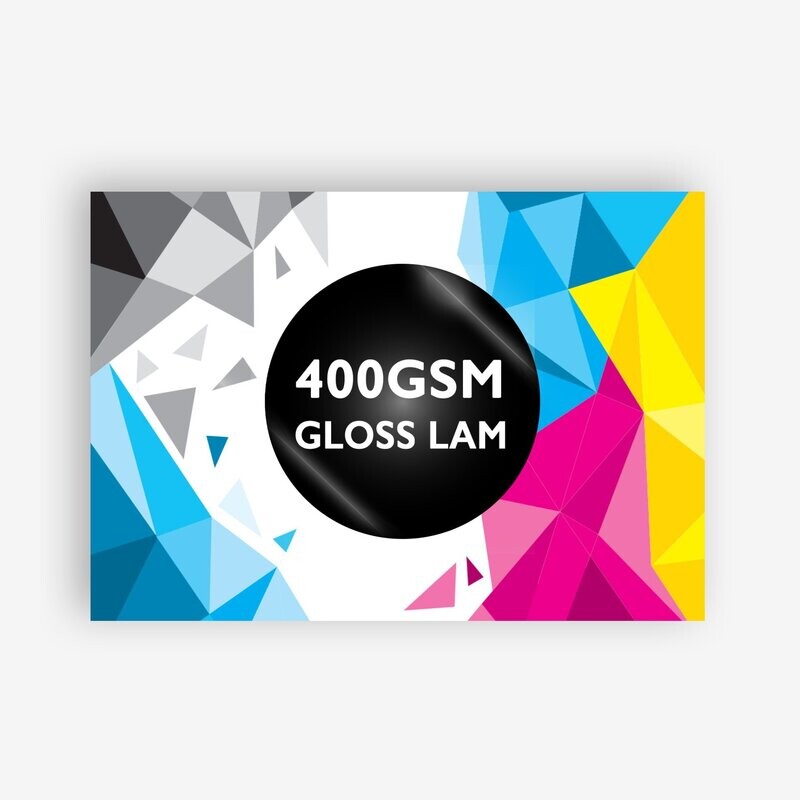 400gsm DELUXE • GLOSS LAMINATION