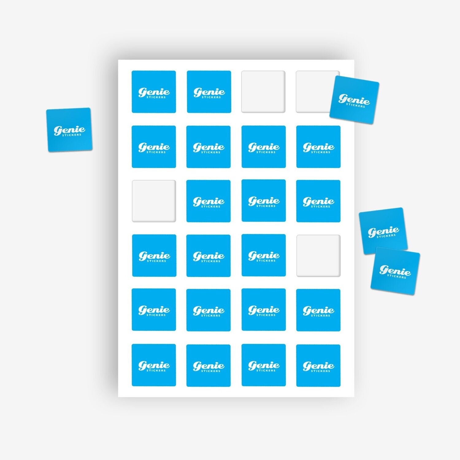 SQUARE PAPER STICKERS
