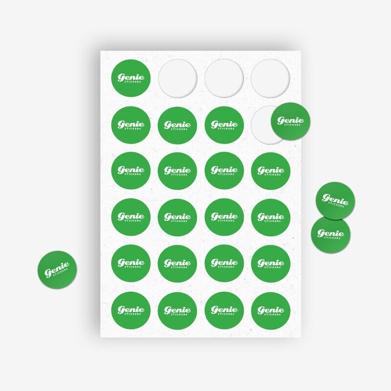 CIRCULAR BIODEGRADABLE STICKERS