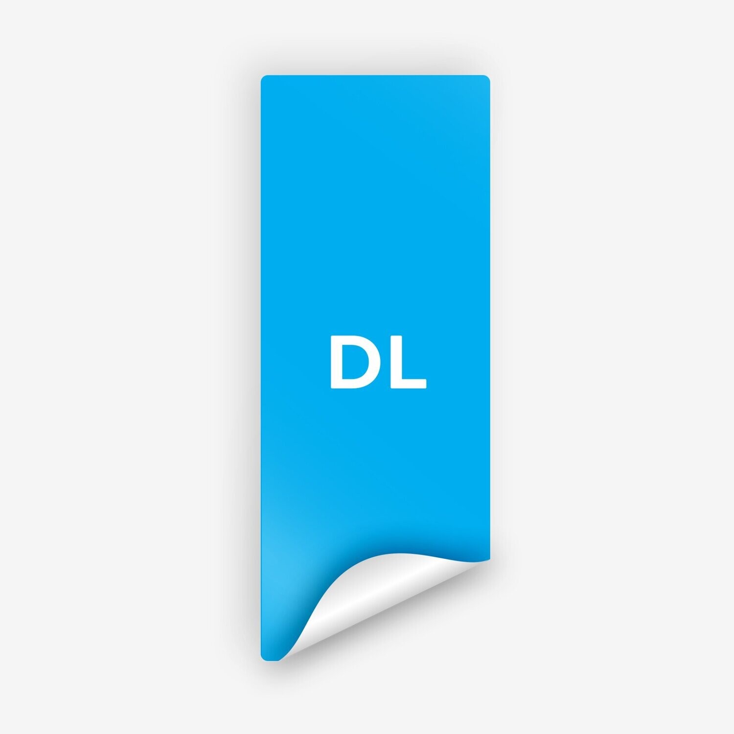 DL • 9.8cm x 21cm • SQUARE EDGE • VINYL