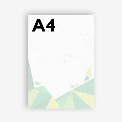 A4 POSTER PRINTING • 21cm x 29.7cm • 120gsm RECYCLED