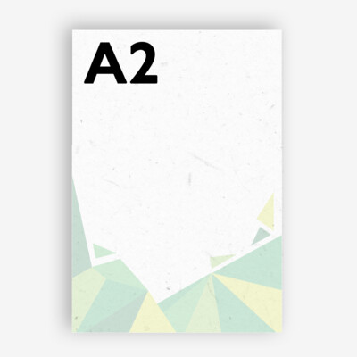 A2 POSTER PRINTING • 42cm x 59.4cm • 90gsm RECYCLED