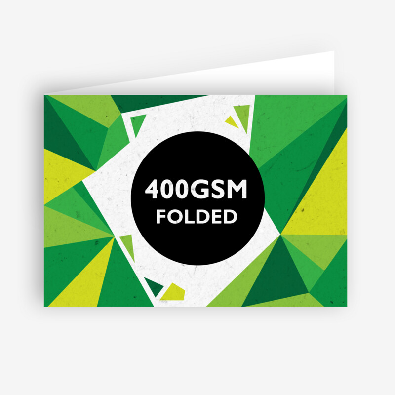 400gsm 100% RECYCLED • FOLDED CARDS