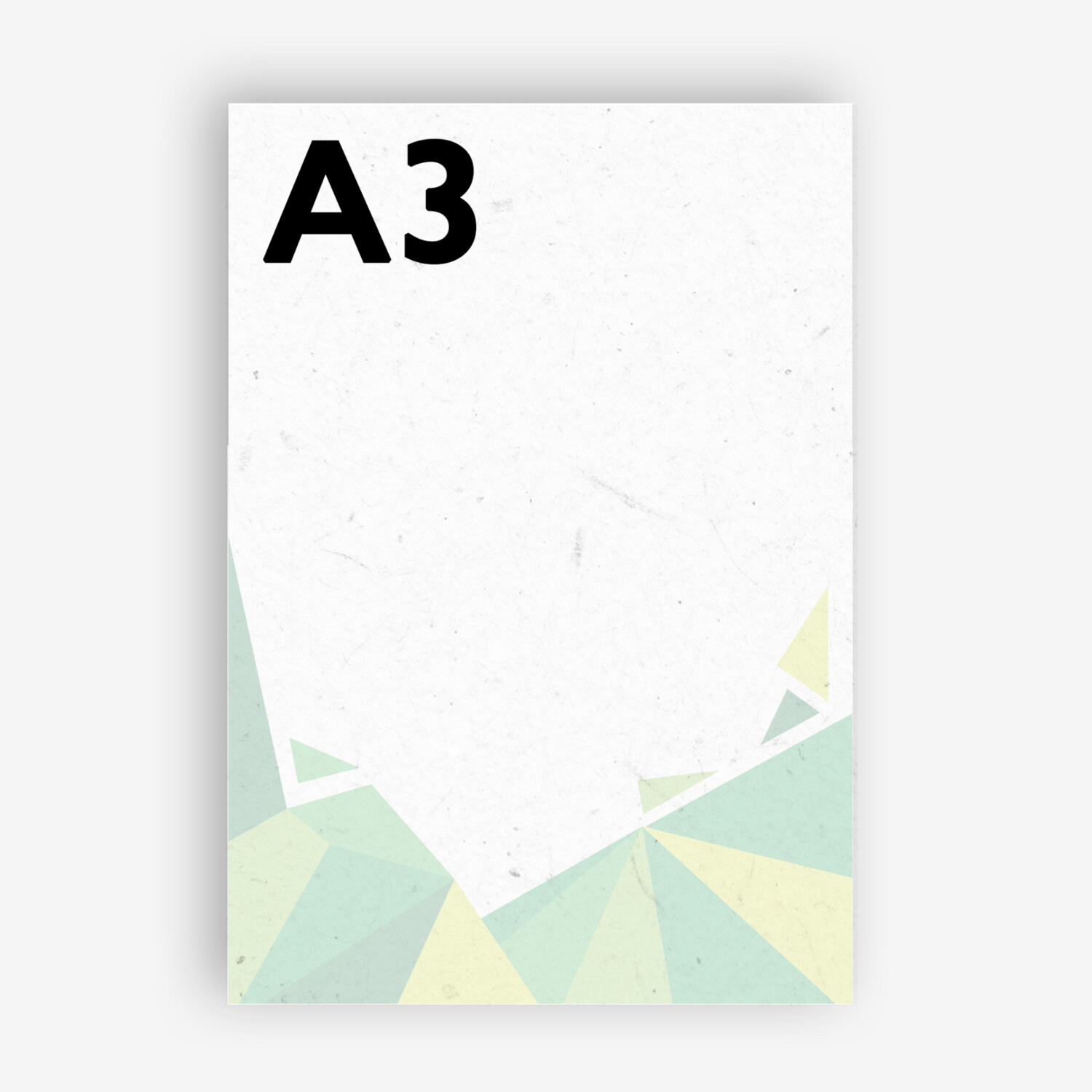 A3 POSTER PRINTING • 29.7cm x 42cm • 120gsm RECYCLED