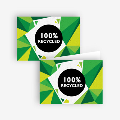 100% RECYCLED • BUSINESS CARDS