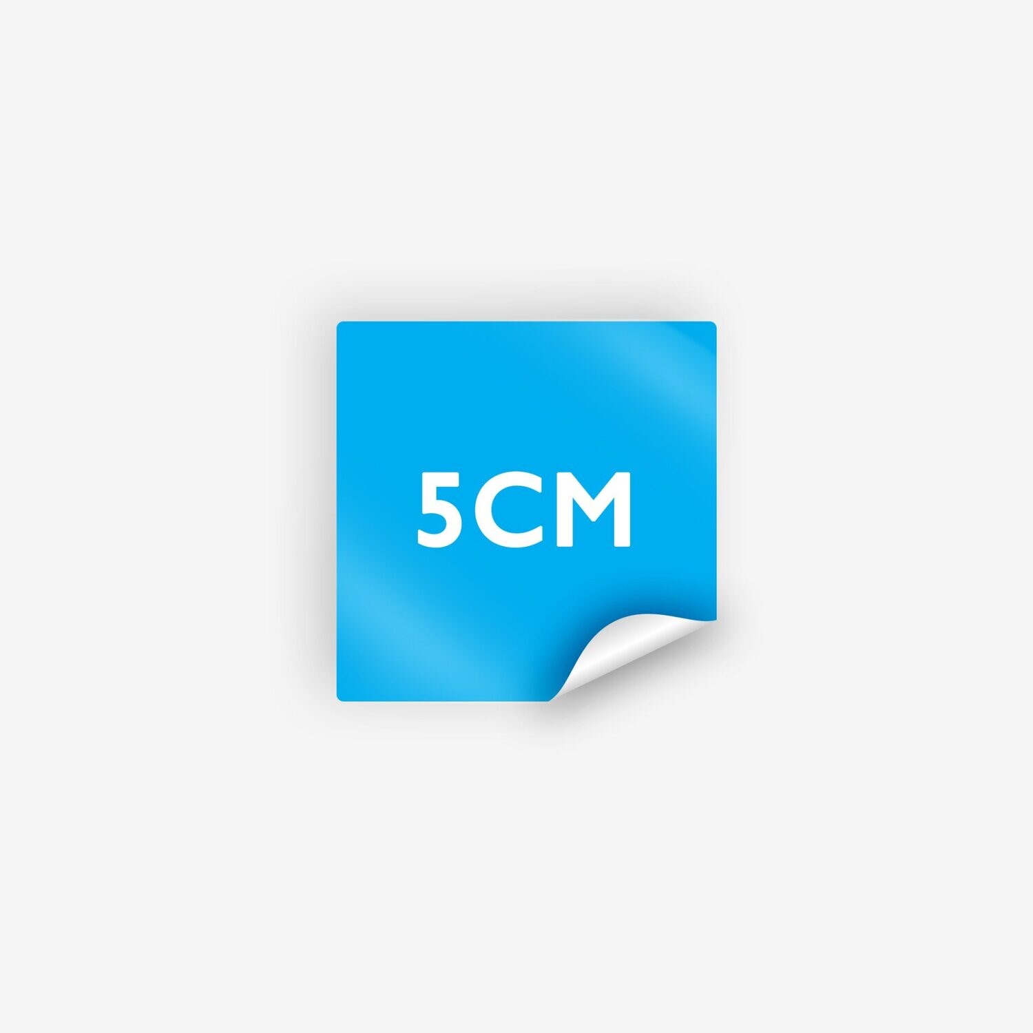 5cm SQUARE • SQUARE EDGE • INDIVIDUALLY CUT PAPER