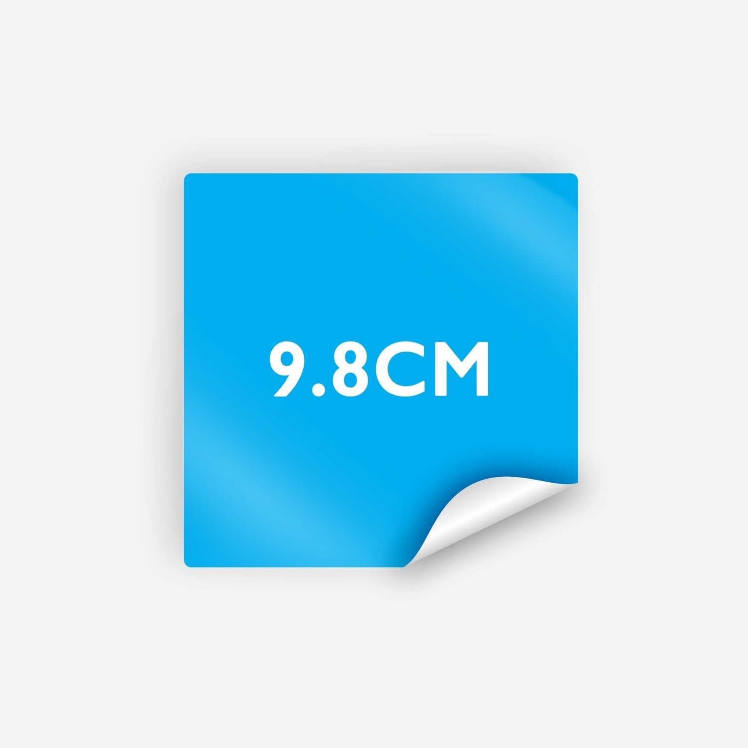 9.8cm SQUARE • SQUARE EDGE • INDIVIDUALLY CUT PAPER