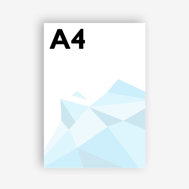 A4 FLYER • 510gsm HEAVY-WEIGHT WATERPROOF NEVERTEAR