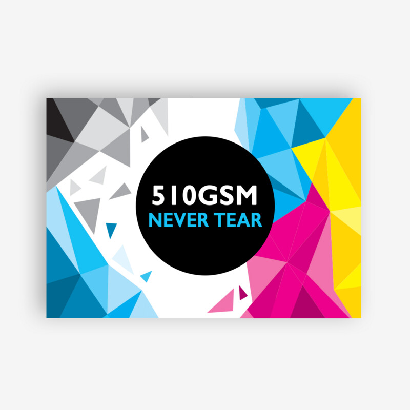 510gsm HEAVY-WEIGHT WATERPROOF NEVERTEAR