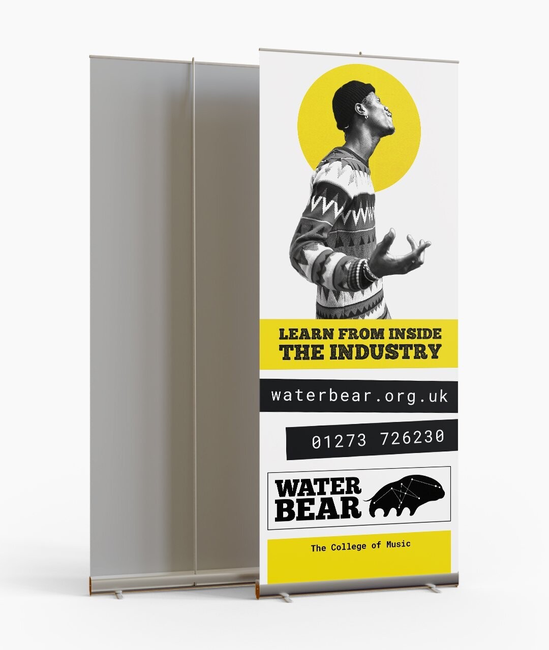 FAST NEXT DAY DELIVERY - Roller Banner Stand - 85CM X 200CM - Free Carry Case - Free Artwork Design* - Hard Ware Only (Hardware Only - View #5