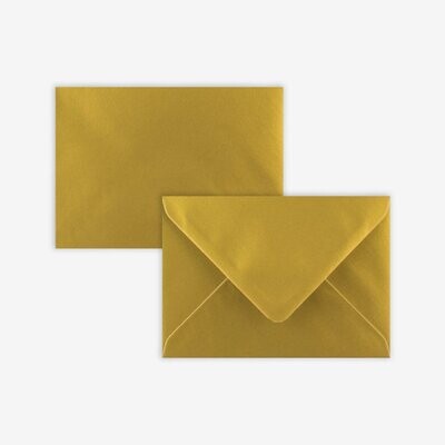 METALLIC GOLD C5 ENVELOPES • SUITABLE FOR A5 SIZED CARDS