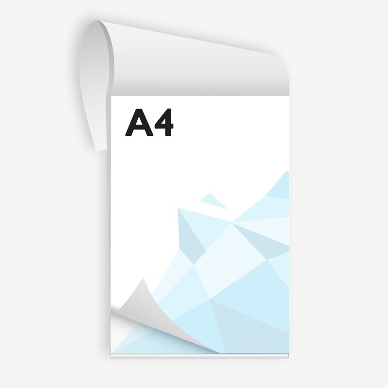 A4 NOTEPAD & DESK PAD • 21cm x 29.7cm