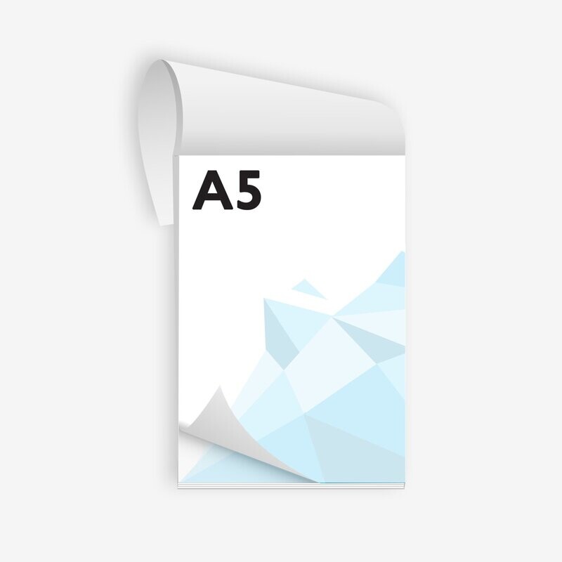 A5 NOTEPAD & DESK PAD • 14.8cm x 21cm