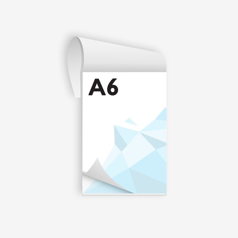 A6 NOTEPAD & DESK PAD • 10.5cm x 14.8cm