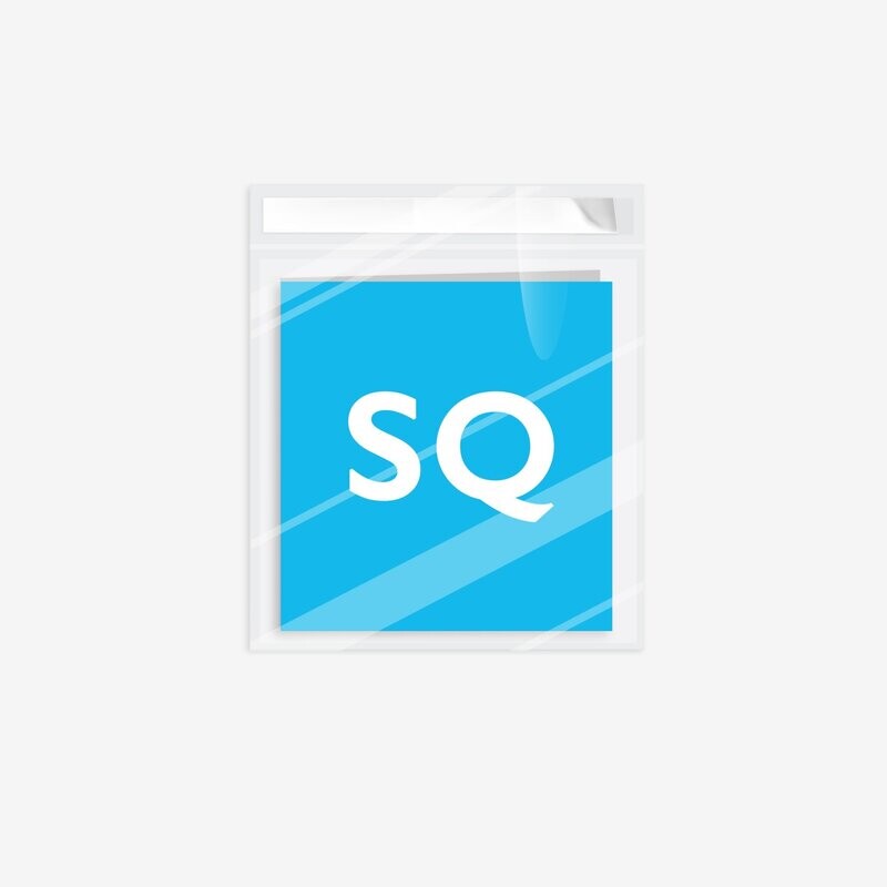 15.5cm BIODEGRADABLE SQUARE CELLO BAGS