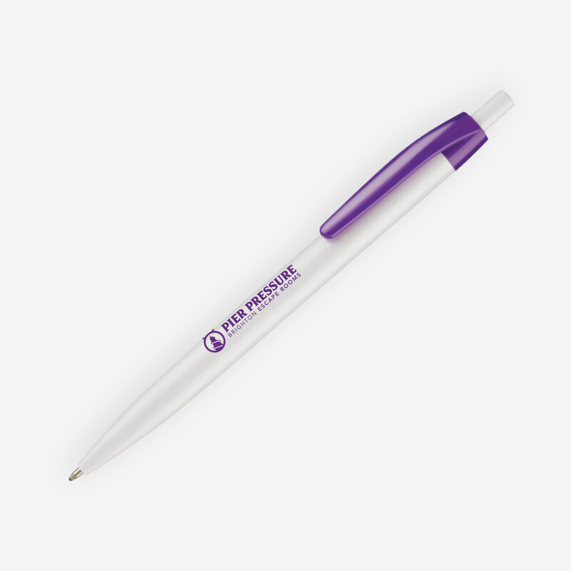 ALADDIN BUDGET CLICK PEN • 1 COLOUR PRINT • from £0.28