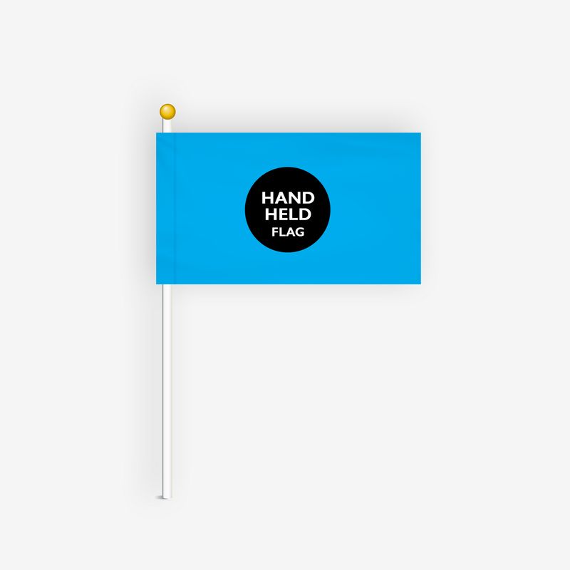 HAND HELD FLAGS