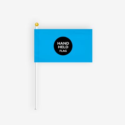 HAND HELD FLAGS