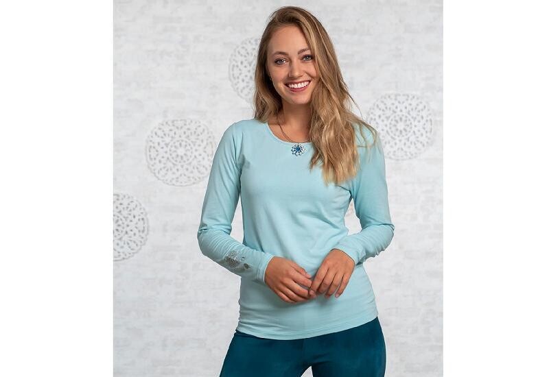 Langarm-Shirt Bambus blue-breeze