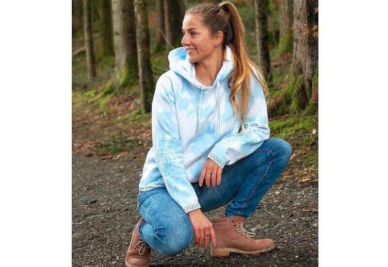 Hoodie wolkenblau