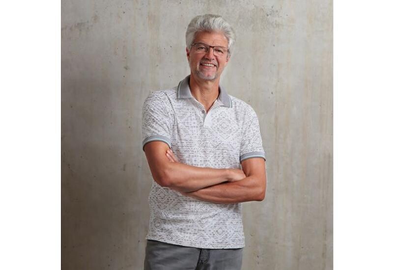 Polo-Shirt naturweiß-chai