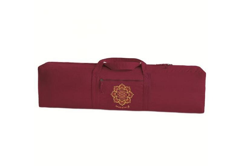 Tragetasche für Yogamatte dunkelrot