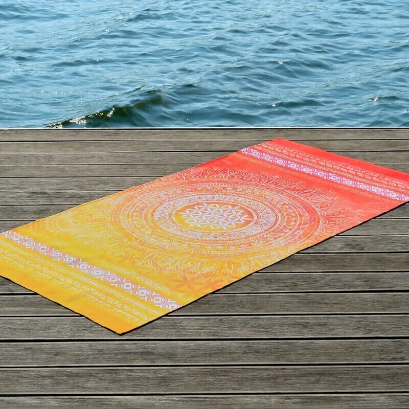 Strandtuch Sunrise gelb-orange