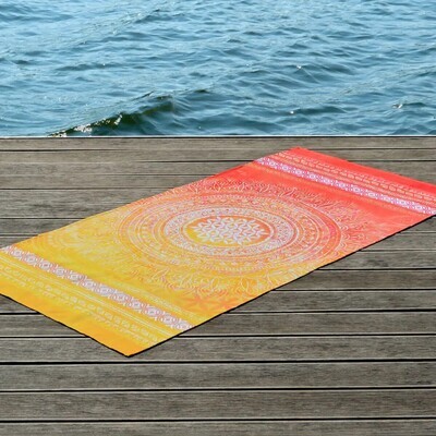 Strandtuch Sunrise gelb-orange