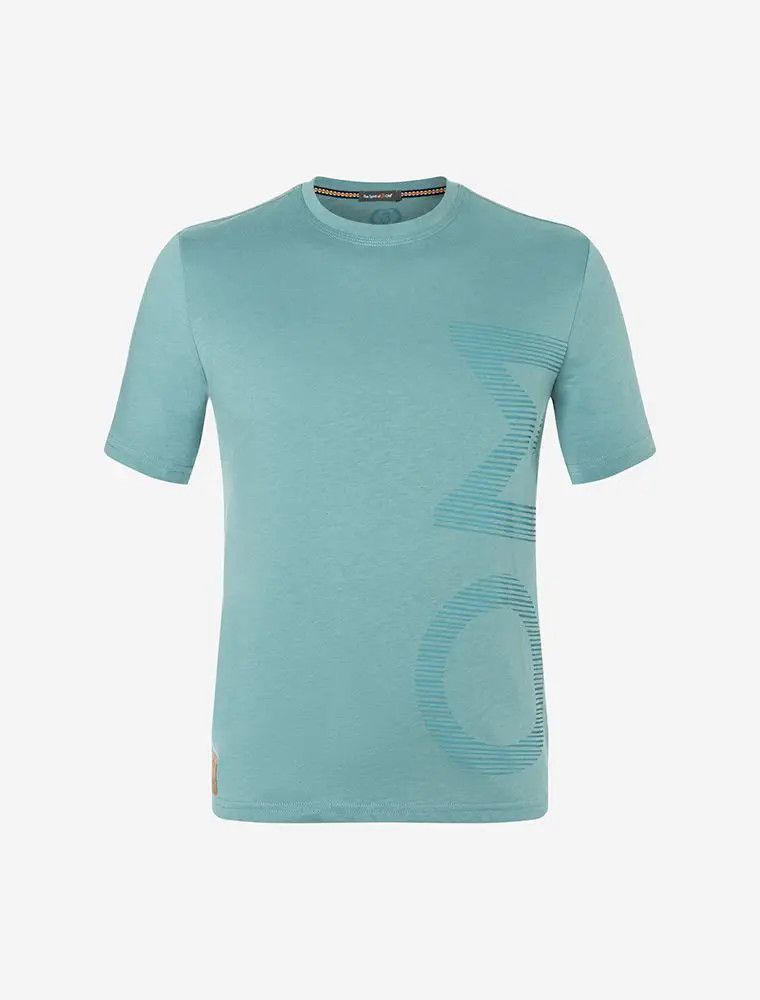 T-Shirt men OM türkisblau