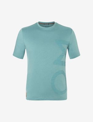T-Shirt men OM türkisblau