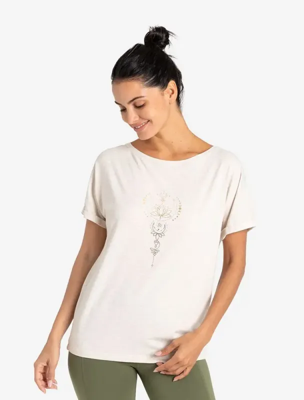 Shirt Eka Padma sand-nature melange gold
