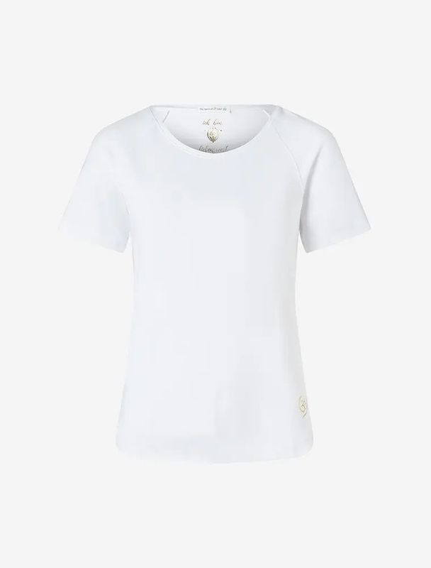 Shirt Raglan OM Herz weiß