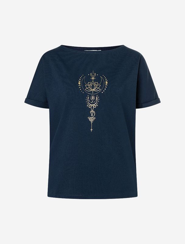 Shirt Eka Padma tiefblau