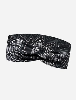 Stirnband/Haarband Maui schwarz-natur