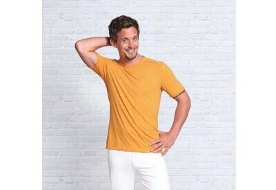 T-Shirt Bambus maisgelb