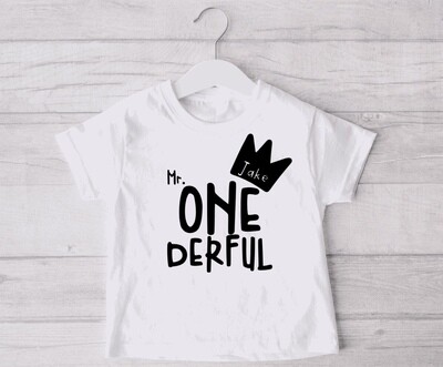 Mr. / Ms. ONEderful tshirt / long sleeve top