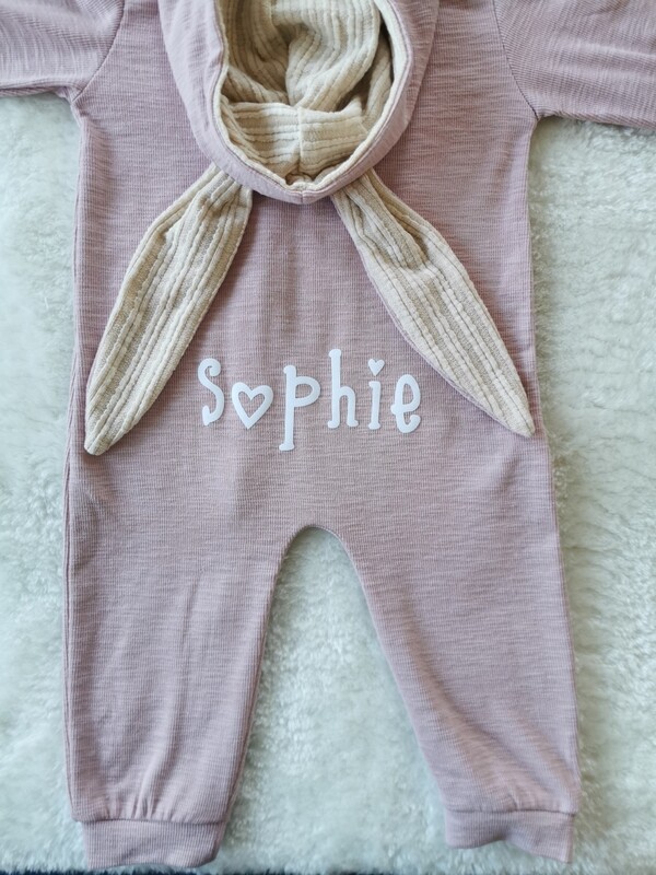 Personalised Bunny Romper - Order closes 15th Feb (delivery mid March) 