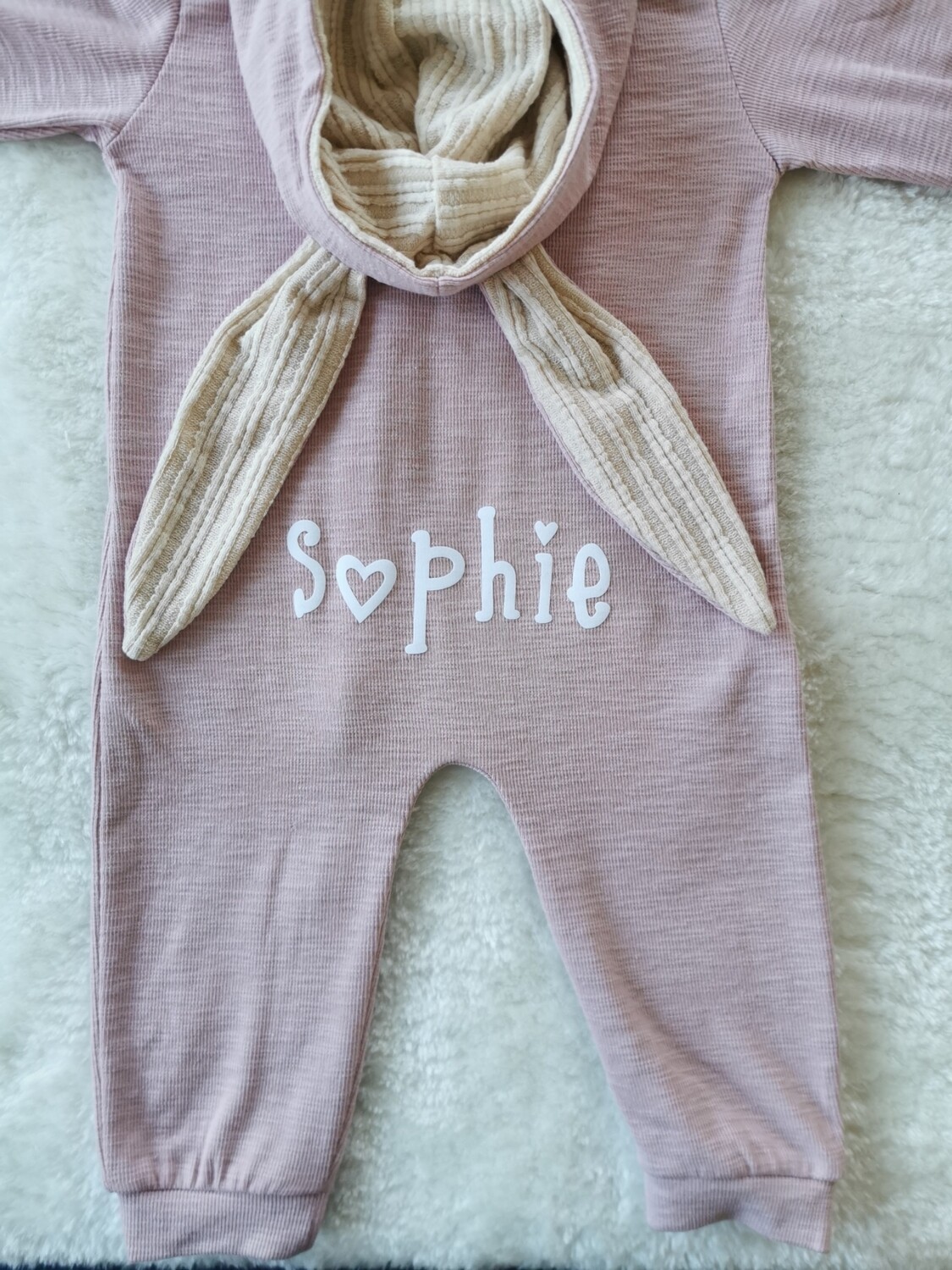 Personalised Bunny Romper - Order closes 15th Feb (delivery mid March) 