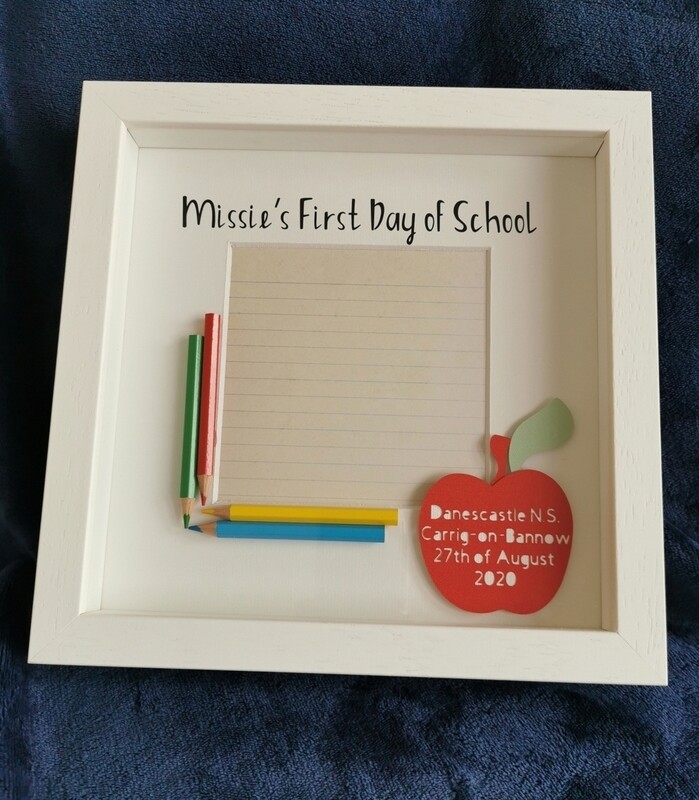 First Day Of School Personalised Frame