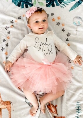 Personalised First Birthday / Cake Smash Tutu Set