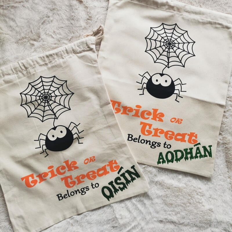 Personalised Halloween Trick Or Treat Bags