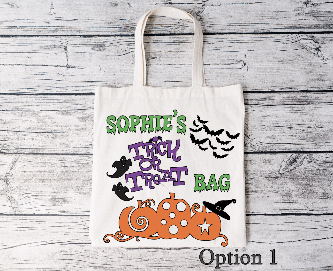 Halloween Trick Or Treat Bag - Paint Your Own Tote Craft Kit