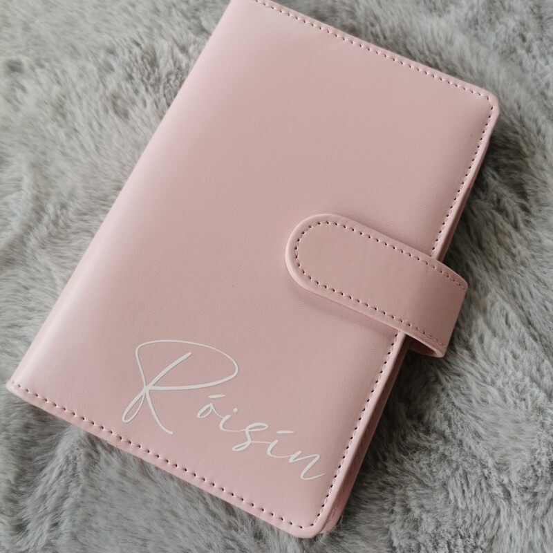 A6 Personalised Binder (includes 4 money wallets) 