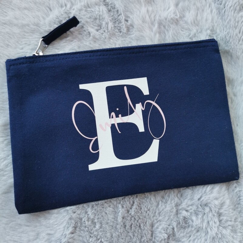 Small Makeup Bag - Navy